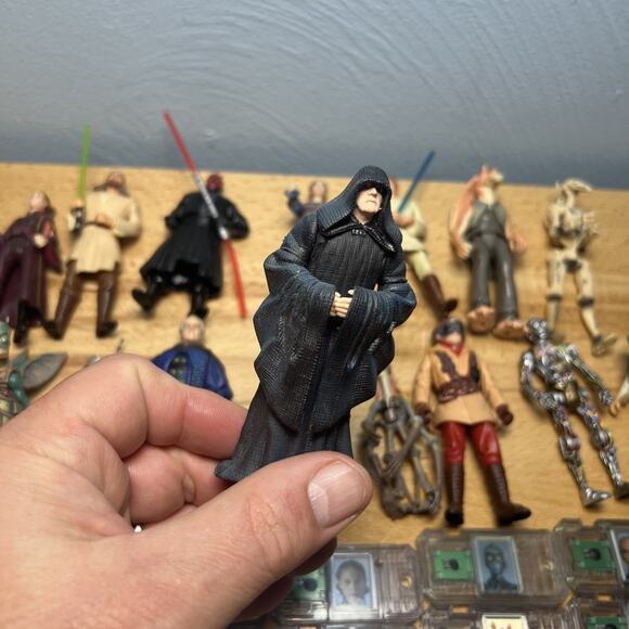 Lot of 15 Star Wars Episode 1 Phantom Figures Darth Sidious Maul Obi 3.75” 1998 - Picture 11 of 11